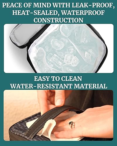 Miniatura 4 de IDAHO JONES Bolsa enfriadora de biberones  Almacenamiento de leche materna o fórmula para guardería, viajes y avión  Termo aislado  Transportador