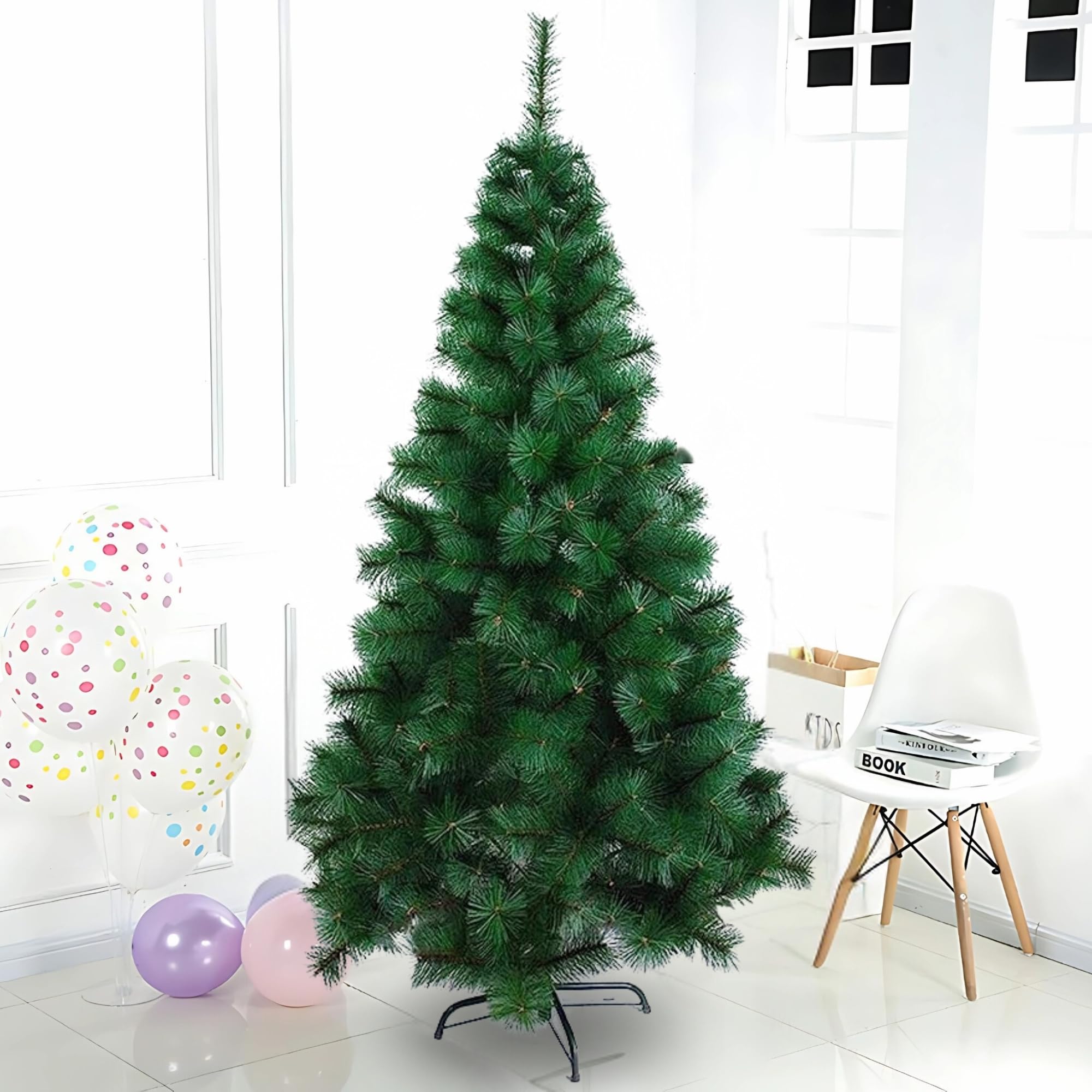 eCraftIndia Big Christmas Tree 5 Feet | Xmas Tree for Table Home Office Party Decoration | Christmas Tree Decoration Items Ornaments