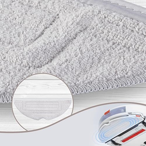 Miniatura 5 de 6 almohadillas de tela para trapeador Roborock S8  S8+  S7 MaxV Ultra  S7 Pro Ultra  VibraRise accesorio de repuesto para almohadilla de trapeador