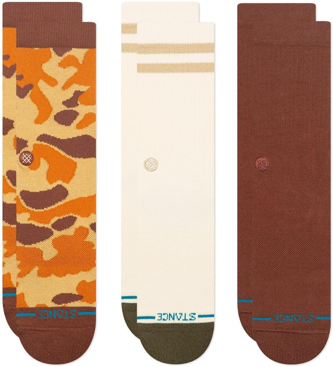 [Stance] [スタンス] CAMO CREW 3 PACK A556C25CAM BROWN(01003)