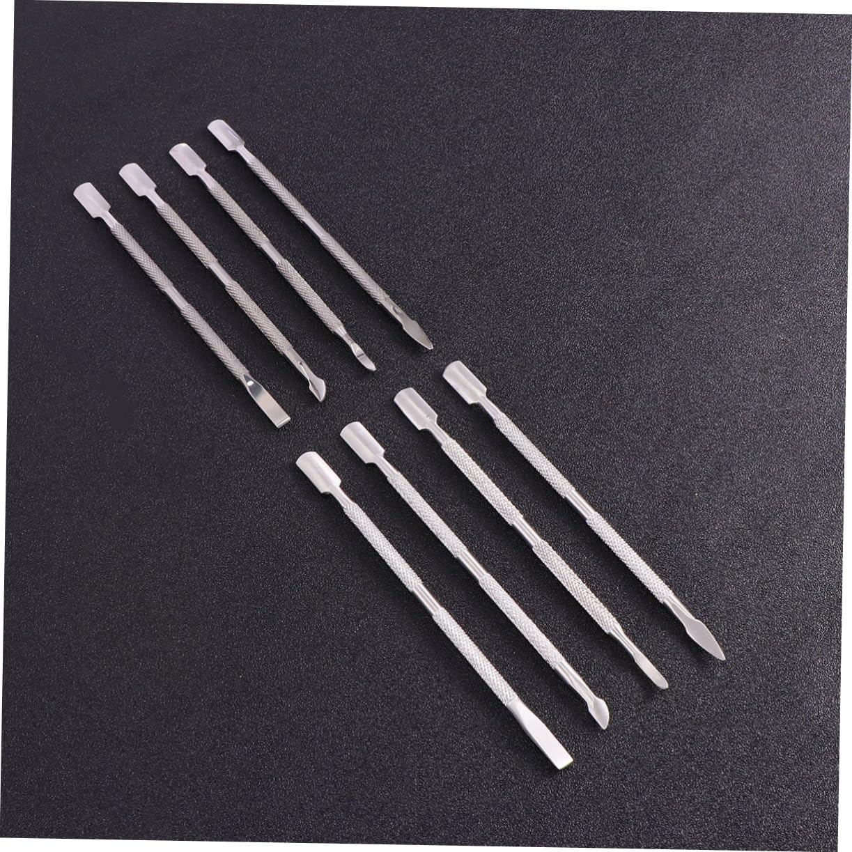 IWOWHERO Nail Cuticle Care Kit 8pc Set Remover Pusher Cleaner Ideal for Professional Home Use