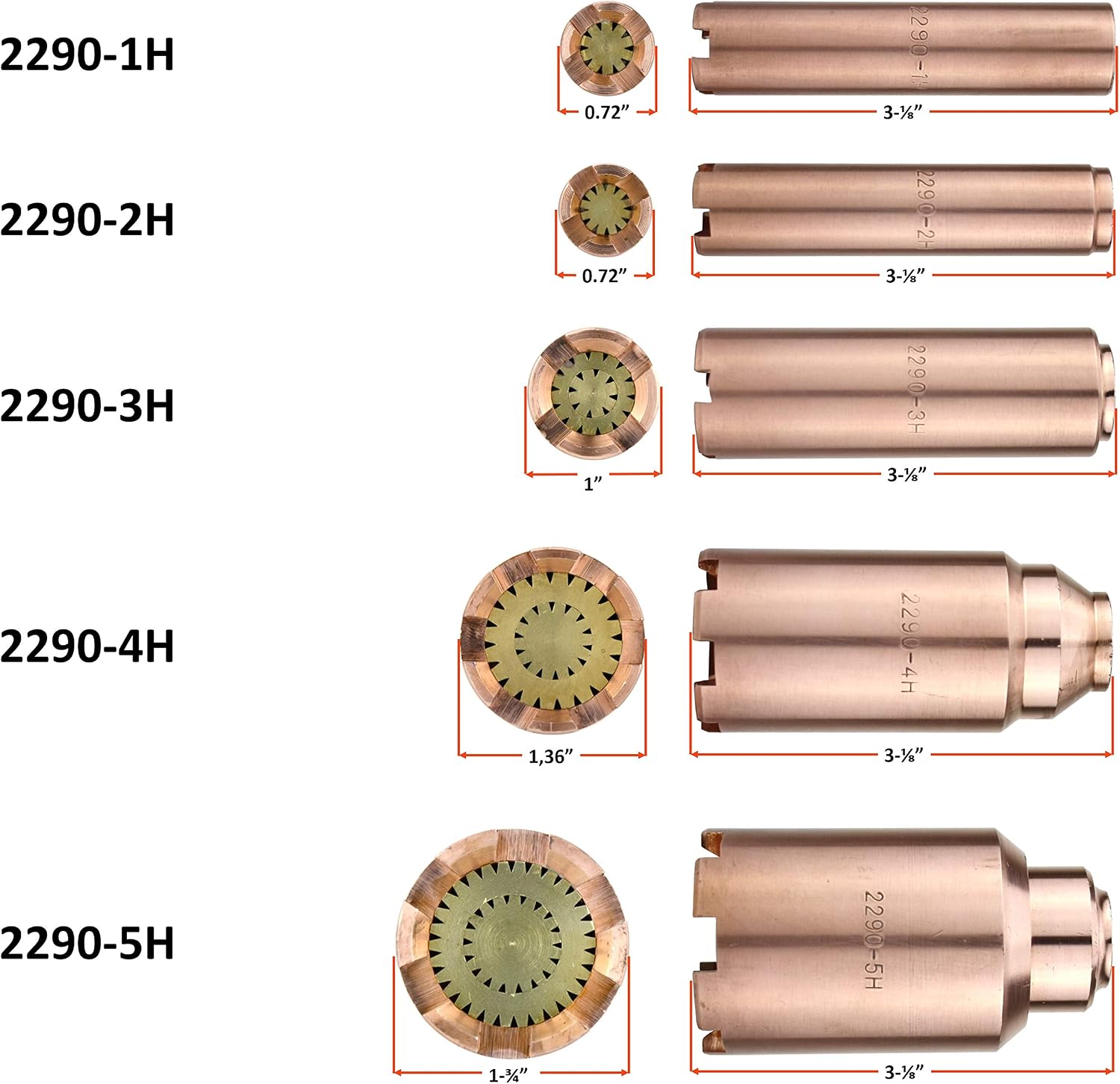 SÜA - Propane Heating Nozzle/Rosebud Compatible with Harris Model: 2290-5H - Complete set with 36" Tube and Mixer