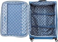 Vista 100 de Travelpro Maxlite 5 - Juego de 2 piezas de equipaje de mano de tela, expandibles con 4 ruedas giratorias, bolso blando para debajo del asiento, Negro