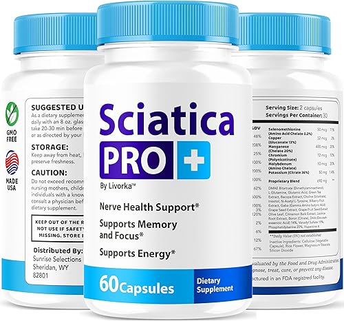 Miniatura 9 de Sciatica Pro Plus Cápsulas de Sciatica Pro Plus - Fórmula avanzada de apoyo de cápsula Sciatica Pro+, pastillas SciaticaPro Plus, vitaminas
