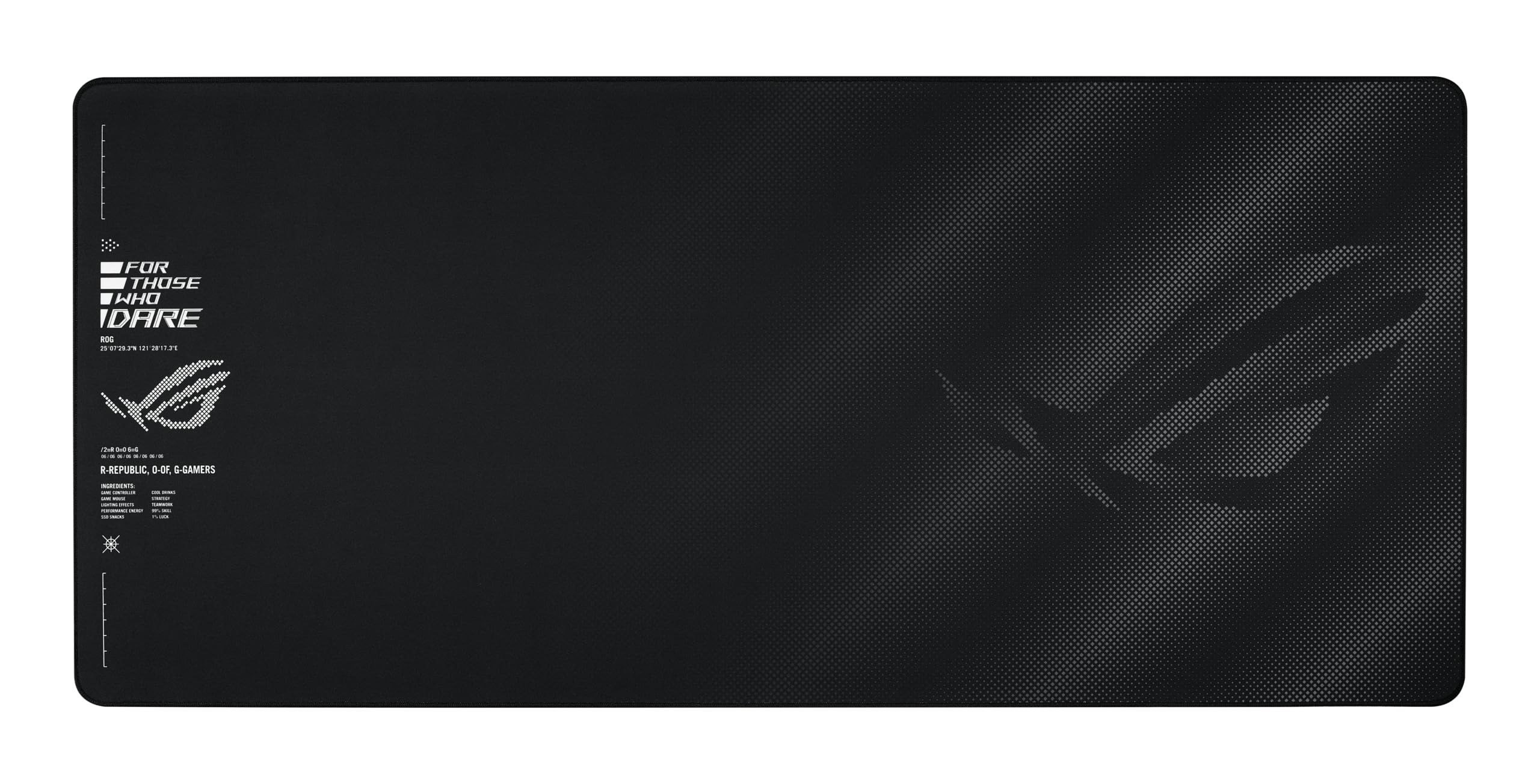 ASUS ROG Sheath II XXL Gaming Mouse Pad – 35.4” x 15.7” (XXL Size), Advanced Cooling Fabric, 1.5X Smoother Textile-Weave Surface, Flat-Stitched Durable Edges, Non-Slip Base