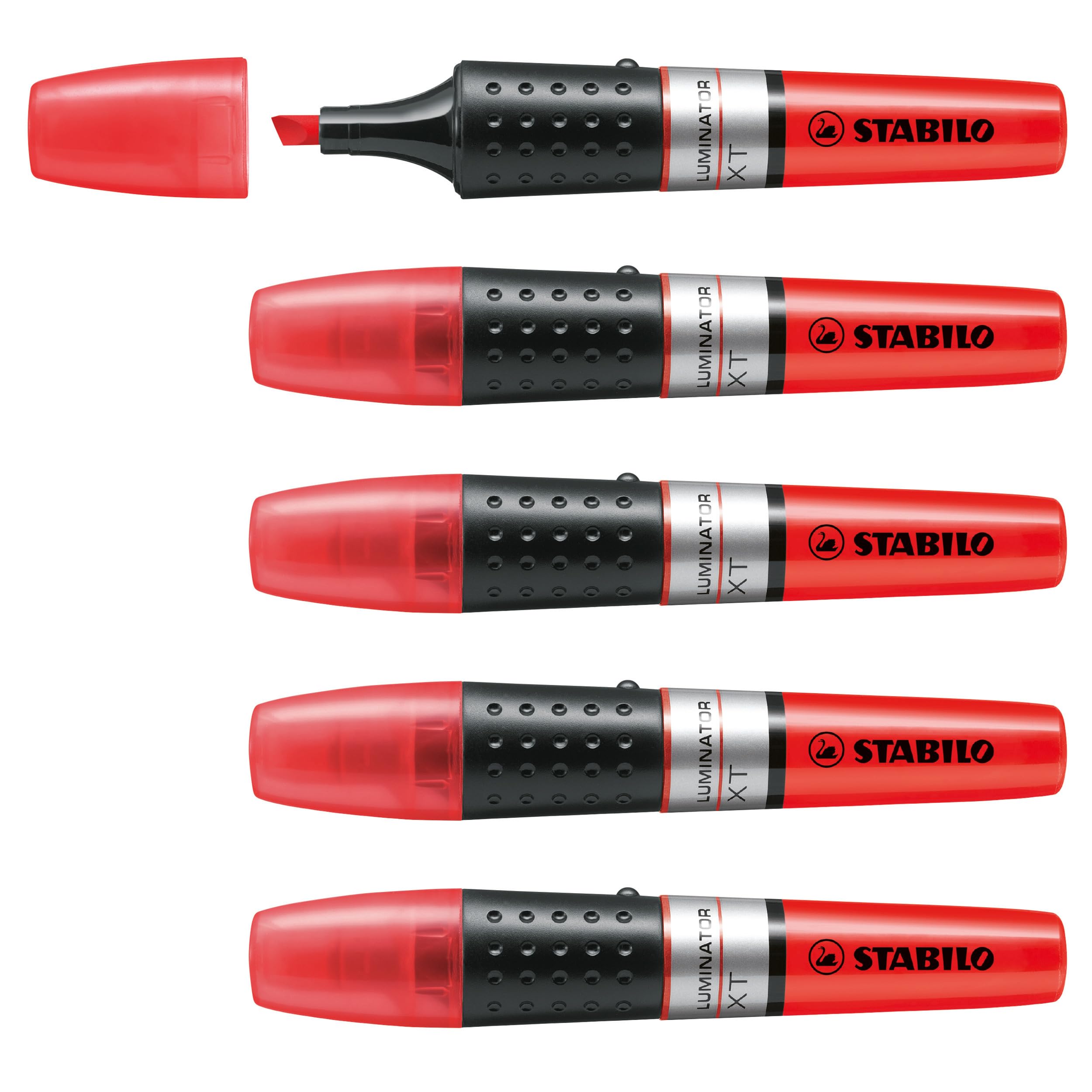 Stabilo Highlighter - LUMINATOR Box of 5 , Red