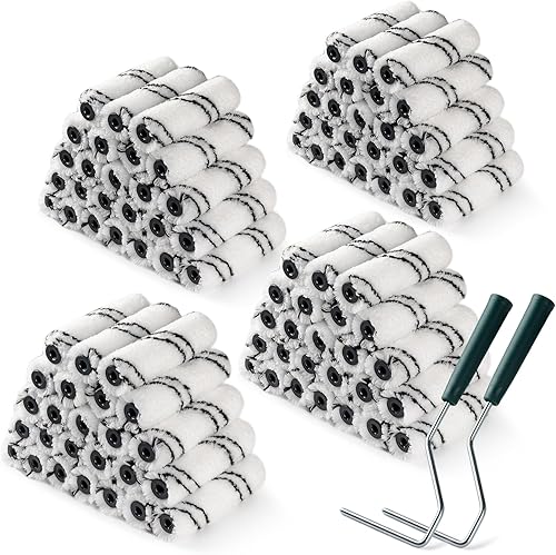 Miniatura 7 de Cubiertas de rodillo de pintura de microfibra CoatPro Twools, paquete de 24 cubiertas de rodillo de pintura de 4 pulgadas (3/8 pulgadas de napa),