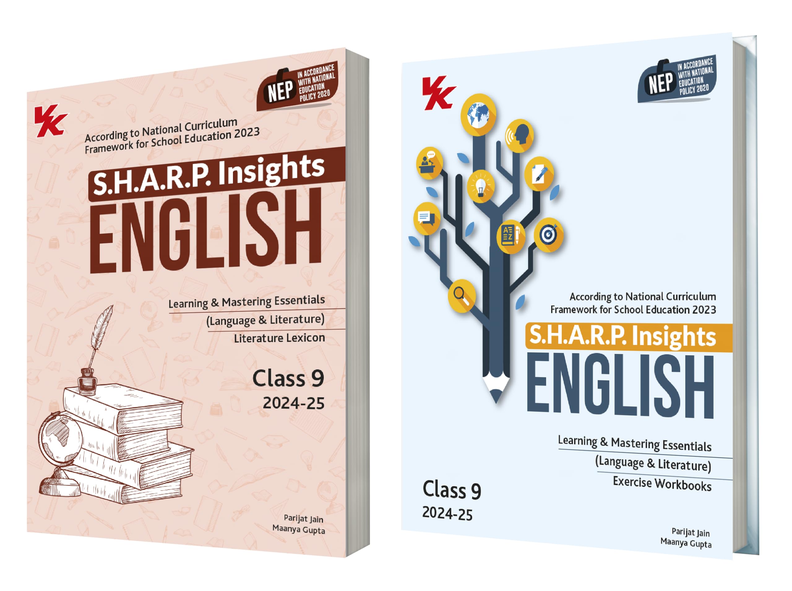 English　CDテキストセット S.H.A.R.P. Insights CBSE Class 9 English Workbook Set