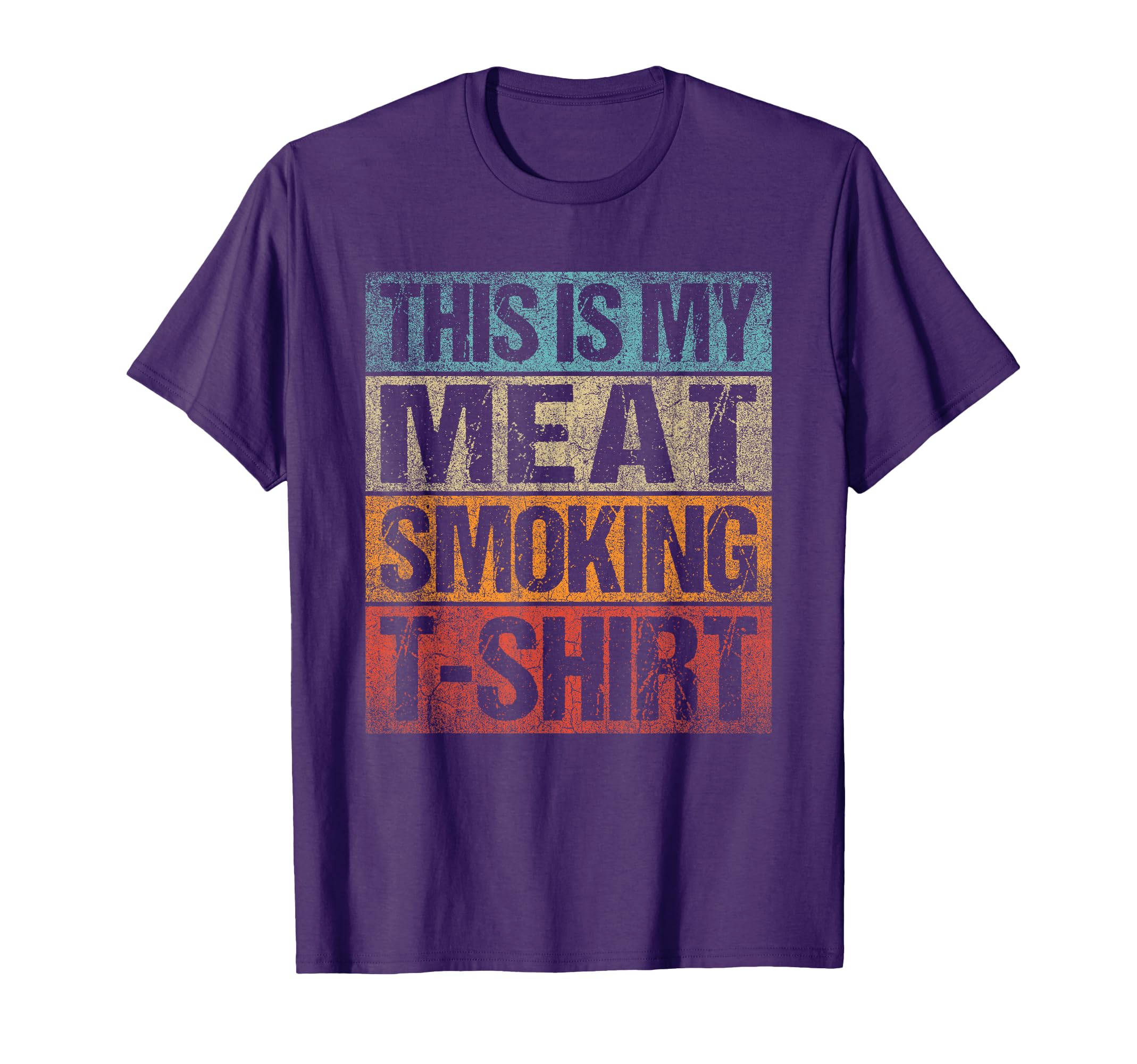 BBQ Smoker Vintage Retro This Is My Meat Smoking BBQ T-Shirt