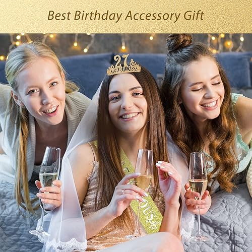 Miniatura 5 de Regalos de cumpleaños número 27 para mujer, Metal