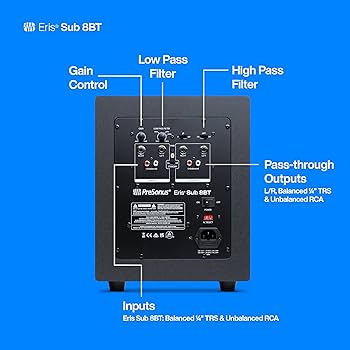Amazon.com: PreSonus Eris Sub 8BT — 8