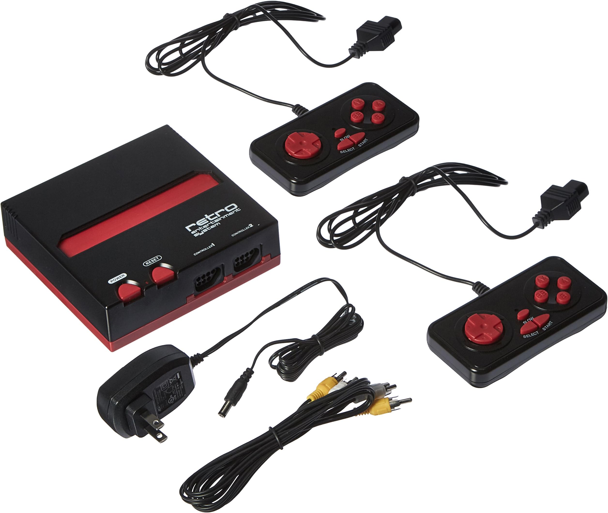 Retro-Bit-NES-1743 8 Bit Top Loader Console - Black/Red