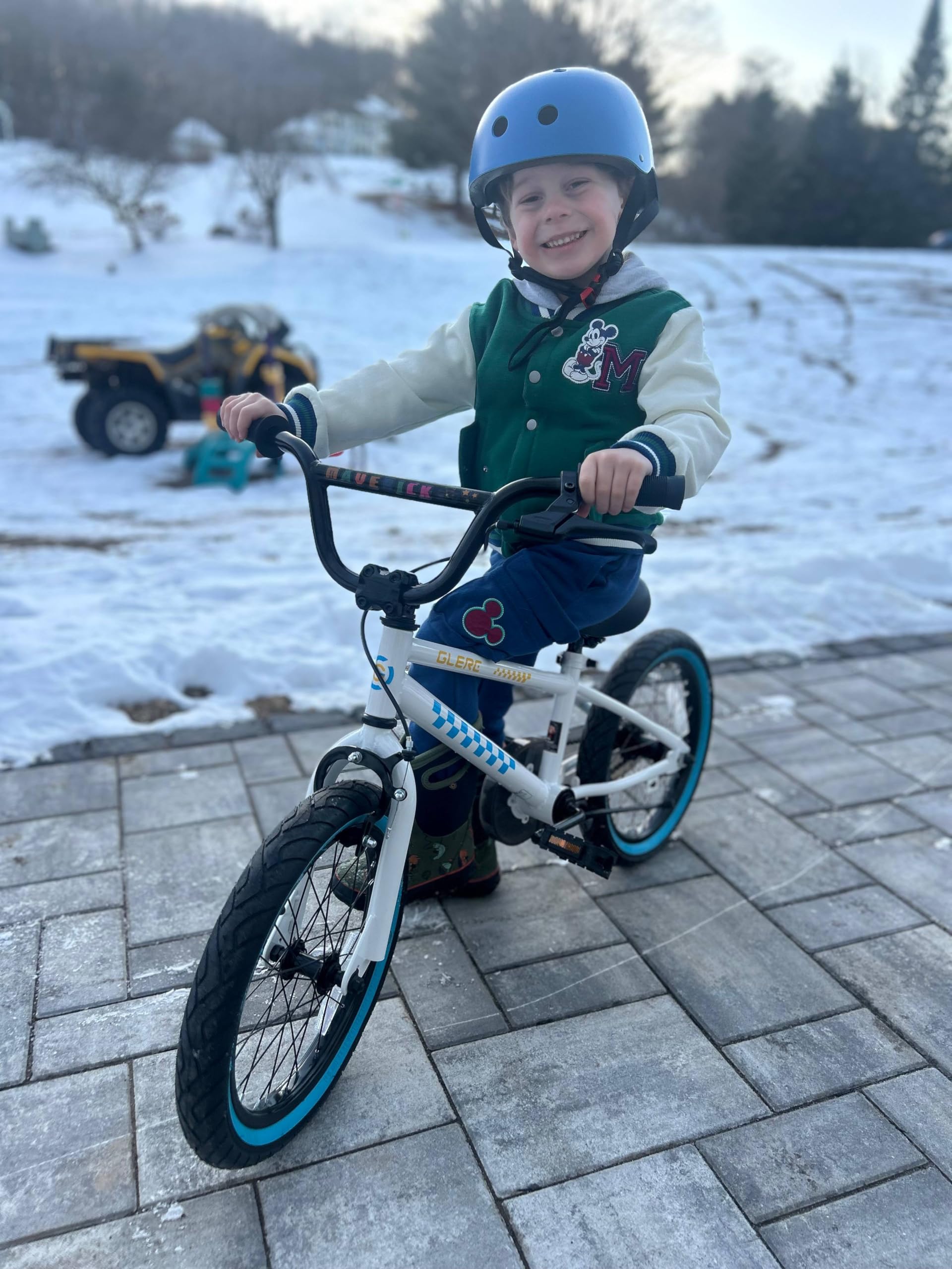 Glerc NuNu 16 Inch Kids Bike Ages 4 5 6 7 Years Old Little Boys