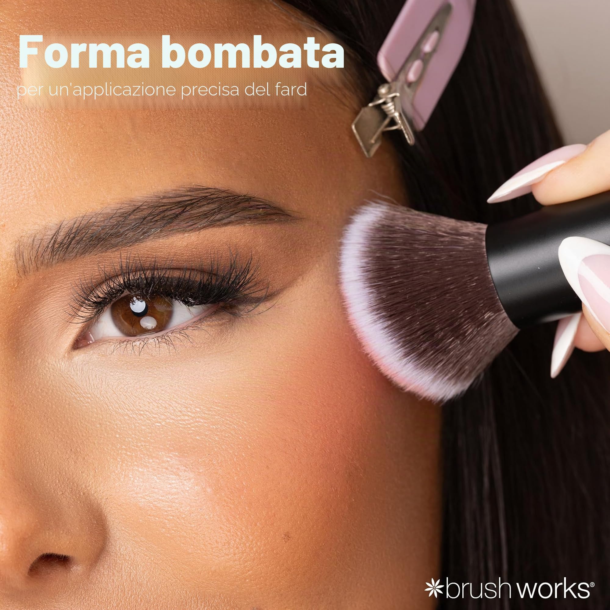 Brushworks No. 7 Angled Blush Brush