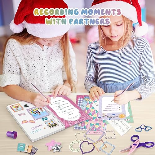 Miniatura 3 de PERRYHOME Juego de diario DIY de 2 paquetes para niñas - Juego de diario de más de 200 piezas para niñas adolescentes y preadolescentes, Kits de