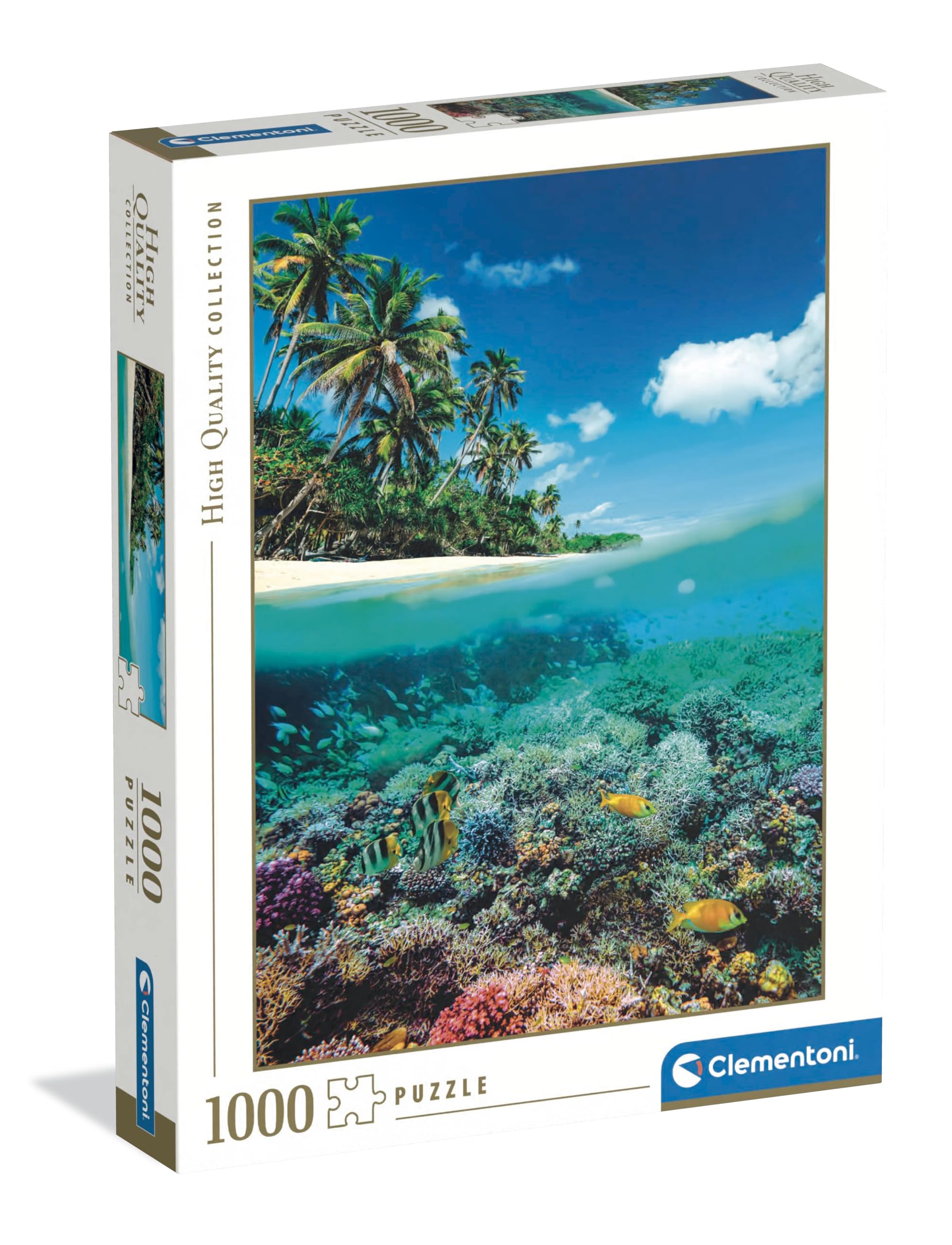Clementoni - Puzzle 1000 Pezzi per Adulti e Ragazzi, Collection, Tema Summer Paradise, Idea Regalo Uomo e Donna Made in Italy, 70x50 cm, 39881
