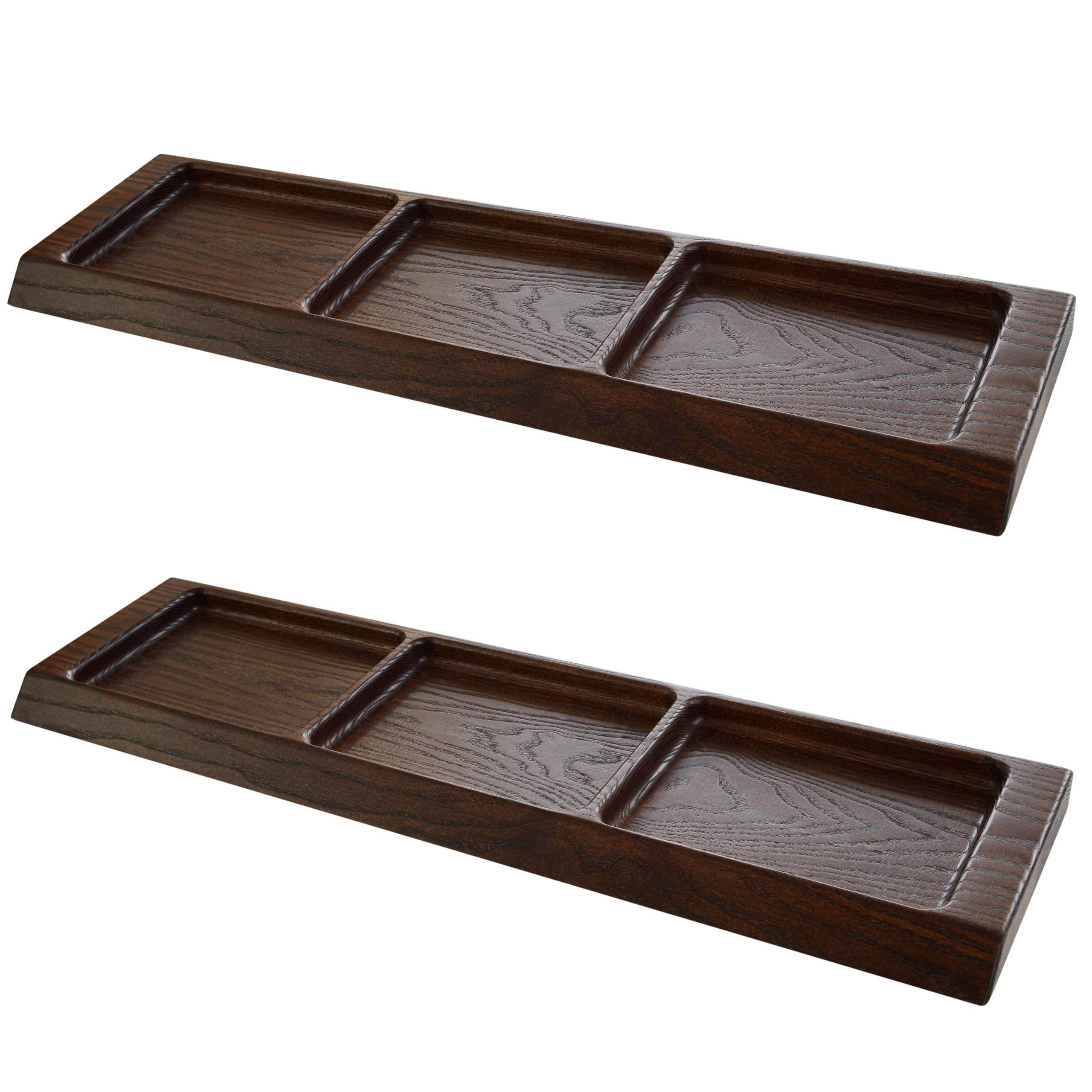 Wood Floating Shelves Set of 2 Rustic Shelf 