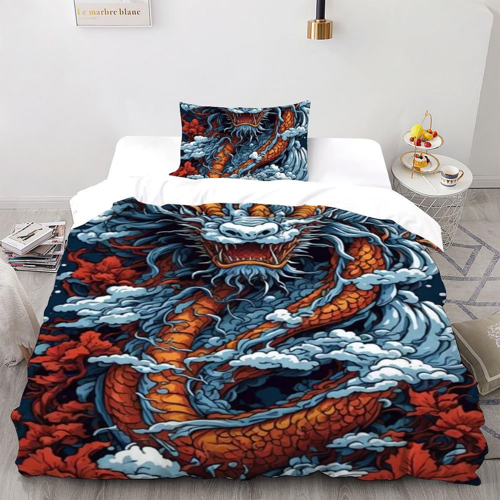 Linge de lit animaux volants pour chambre d'enfant lit 1 place parure housse 135x200