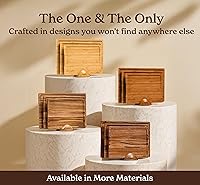 Vista 9 de SMIRLY - Juego de tablas grandes para cortar para la cocina, con soporte incluido, hecho de madera de bambú