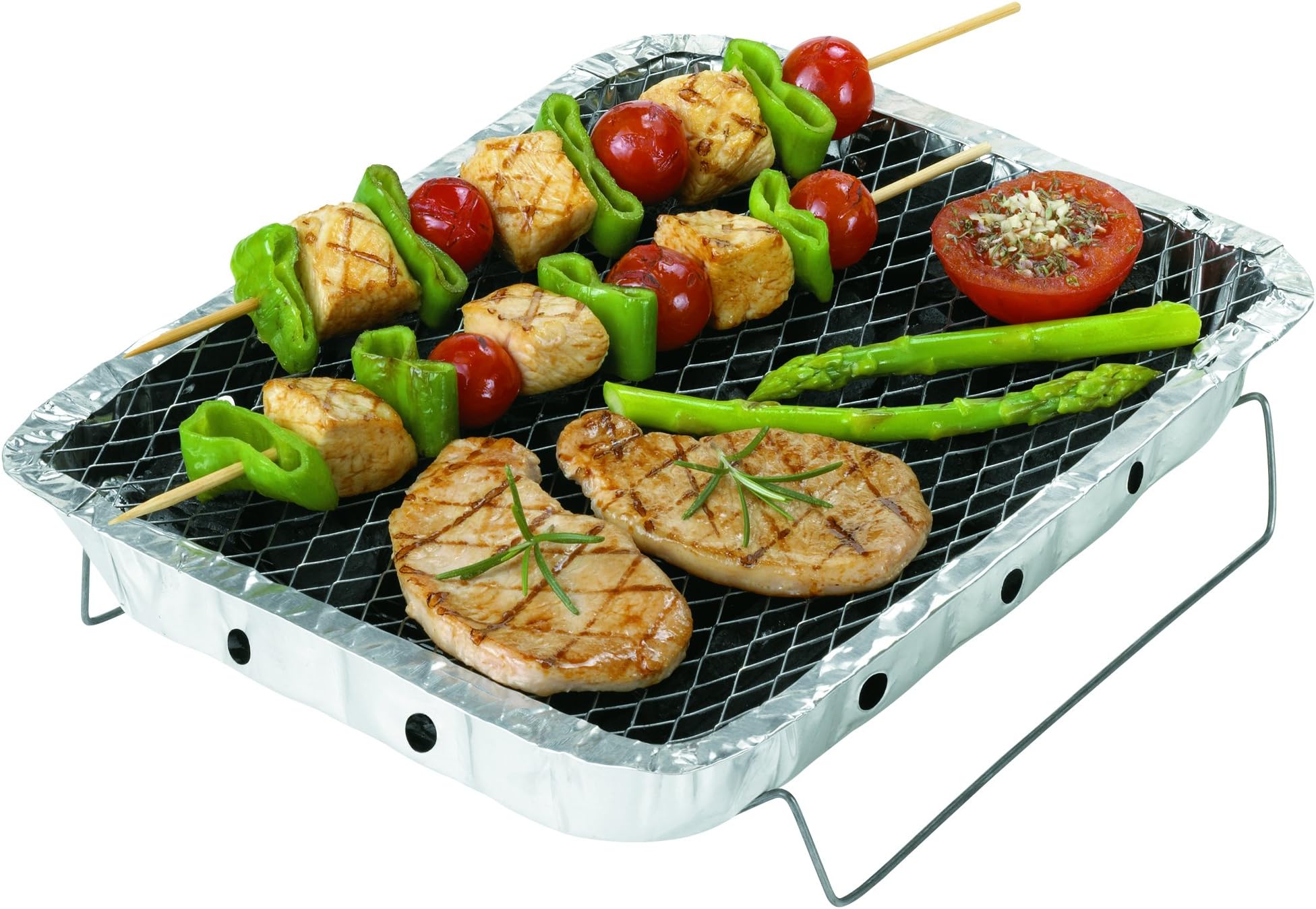 Rayen AB126 Disposable Barbecue Charcoal Grey 4.5 x 24 x 31 cm