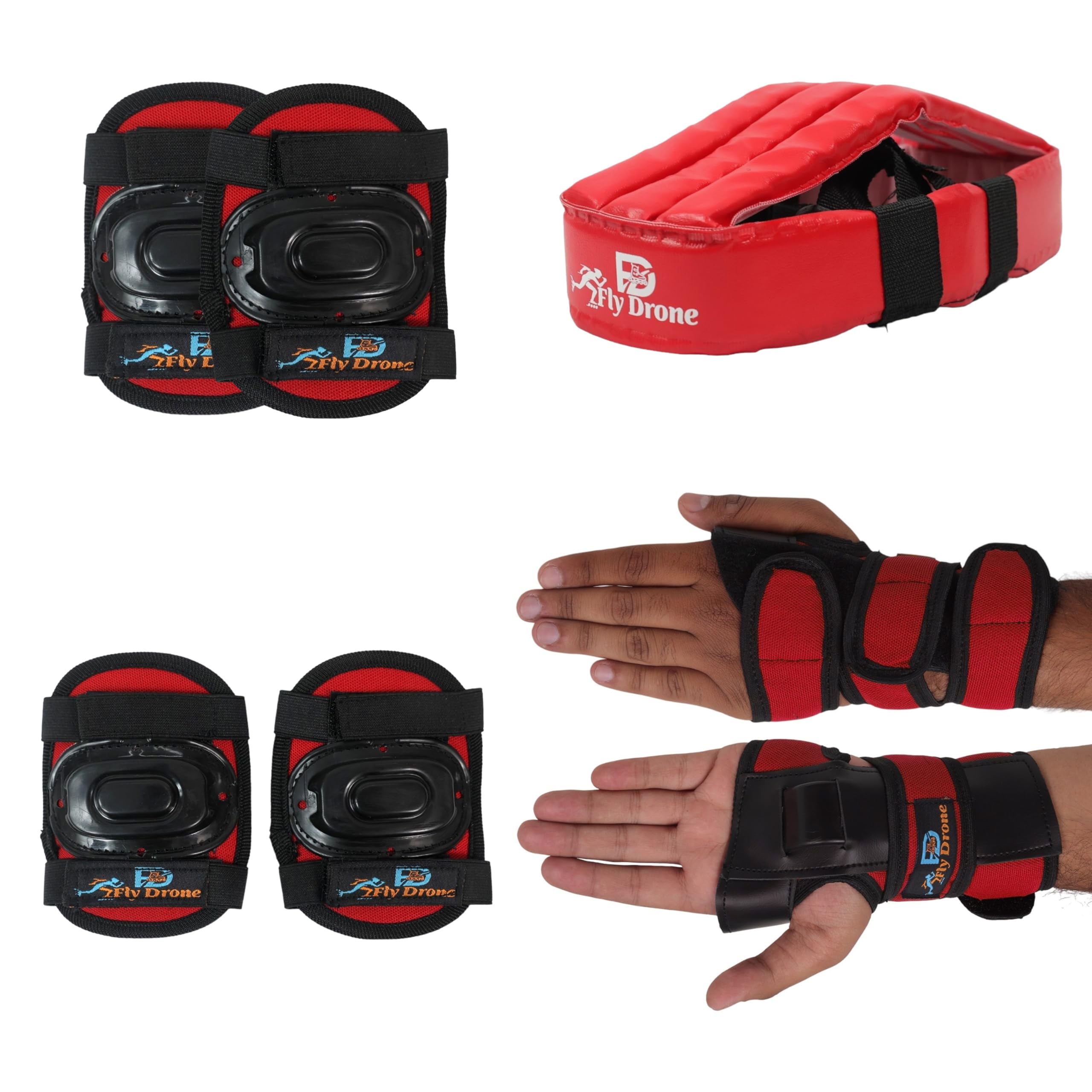 Fly Drone Skating Guard, Protective Skating Guard Kit | Skate, Cycling Protection Set | Multi Sport Gear for Children, Helmet Elbow Guards Knee Caps and Hand Gloves (4-7 Years) (B0CWH5RHC1) Amazon Price History, Amazon Price Tracker
