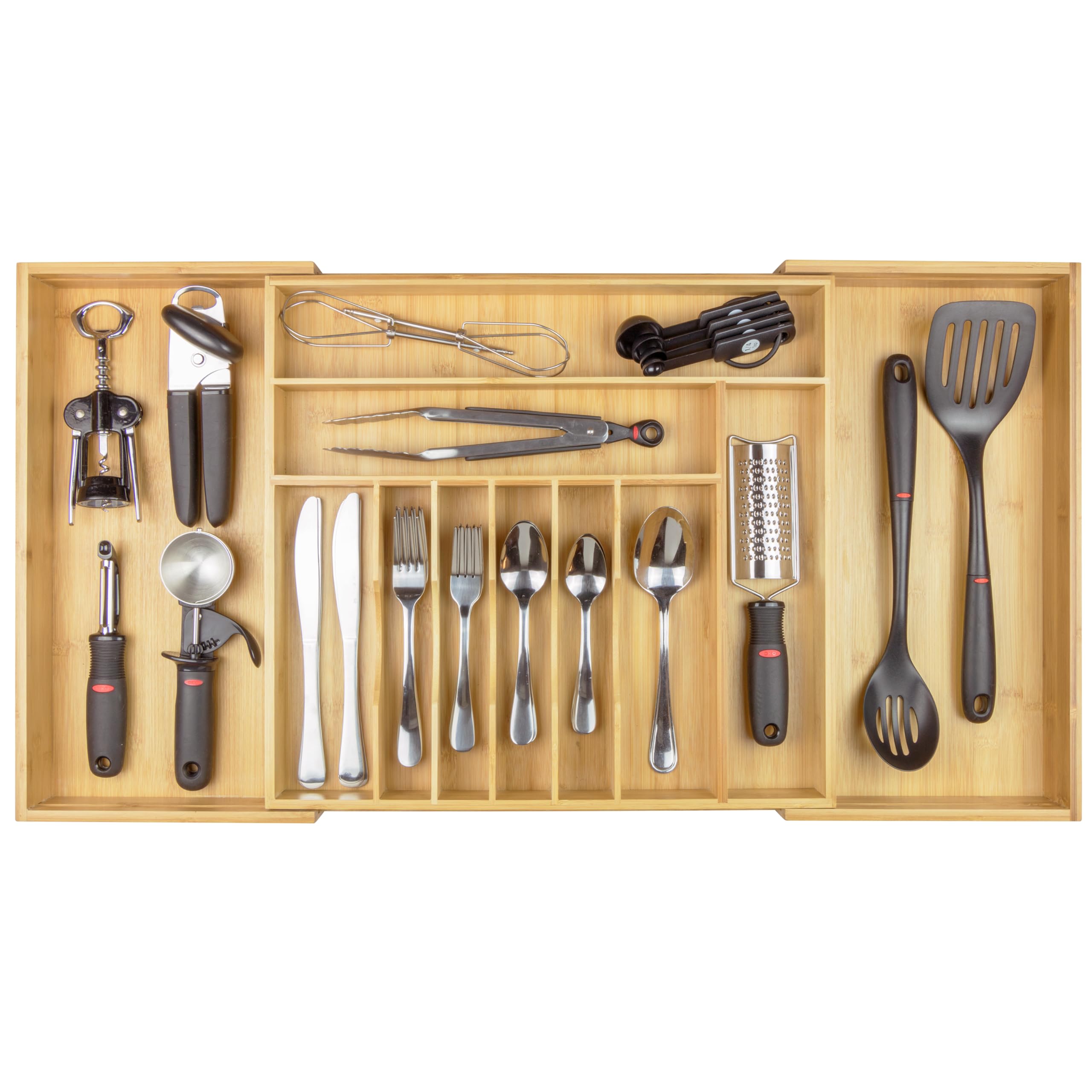 KitchenEdge Premium Silverware, Flatware and Utensil Organizer