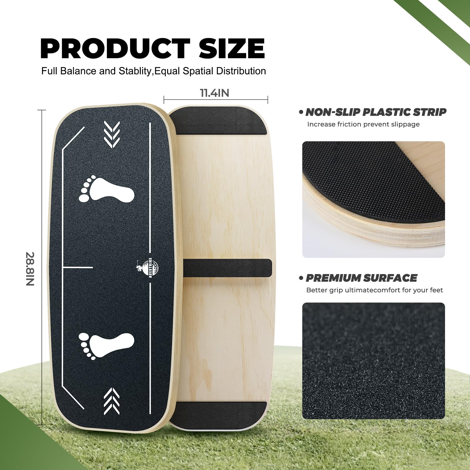 ACESTRIKE Golf Pressure Plate, Gravity Transfer Board Training Aid to Weight Shift Golf Training Aid for Indoor Practice, Golf Swing Speed Trainer for Beginners Correct Swing Sequence Tempo