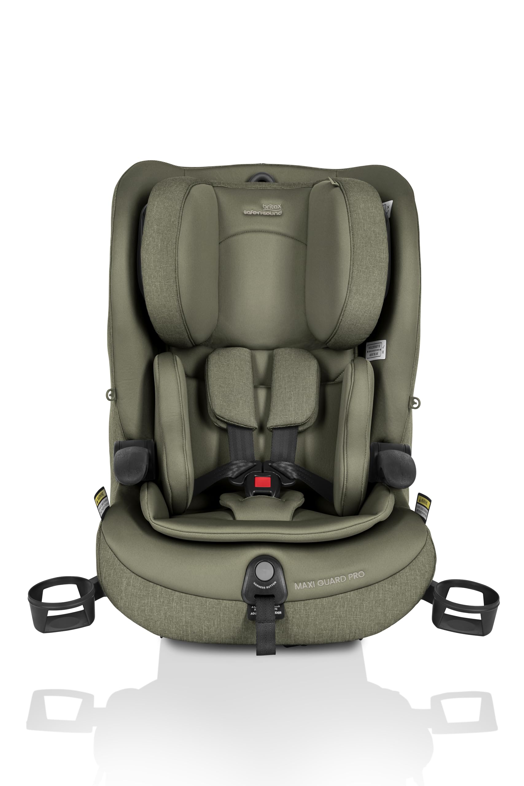 Britax Safe-n-Sound Maxi Guard Pro Style Car Seat Dark Olive, Forward Facing, in-Built Harness, 6 Months to 8 Years, Side Impact Cushion Technology, 
