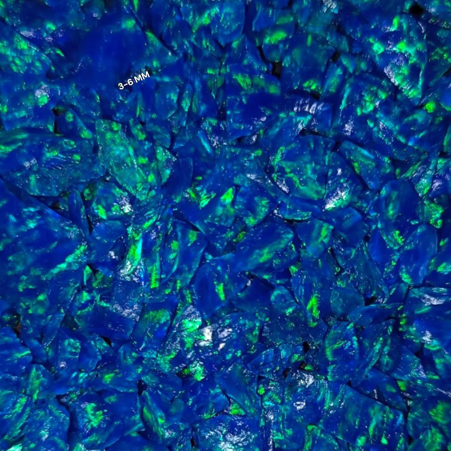 Blue Color Opal Loose Gemstone All Size Star Sparkling AAA Grade Opal Crushed Gems for Inlay Material Woodworking, Fine Custom Jewelry Making