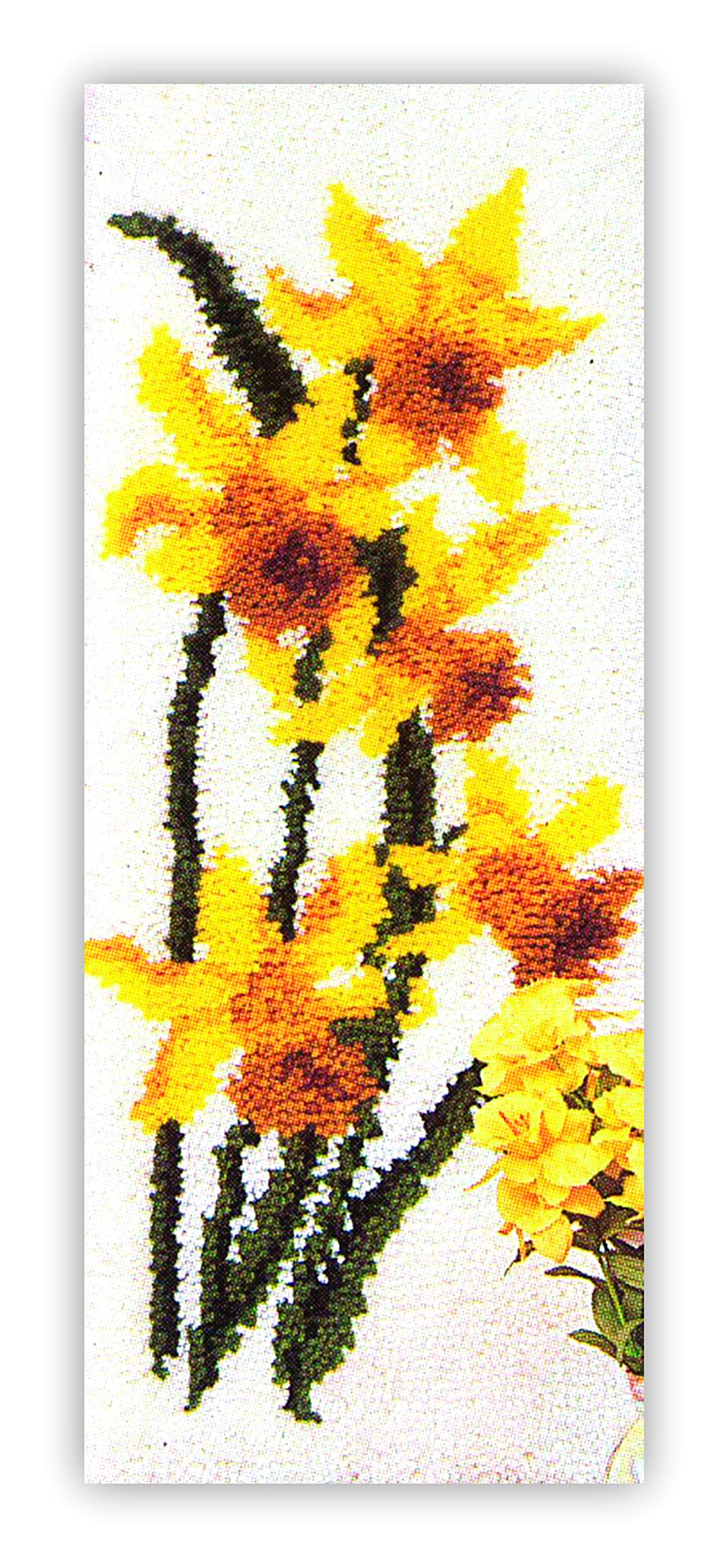 MCG Textiles, Daffodils Latch Hook Rug Kit, 16" x 35"