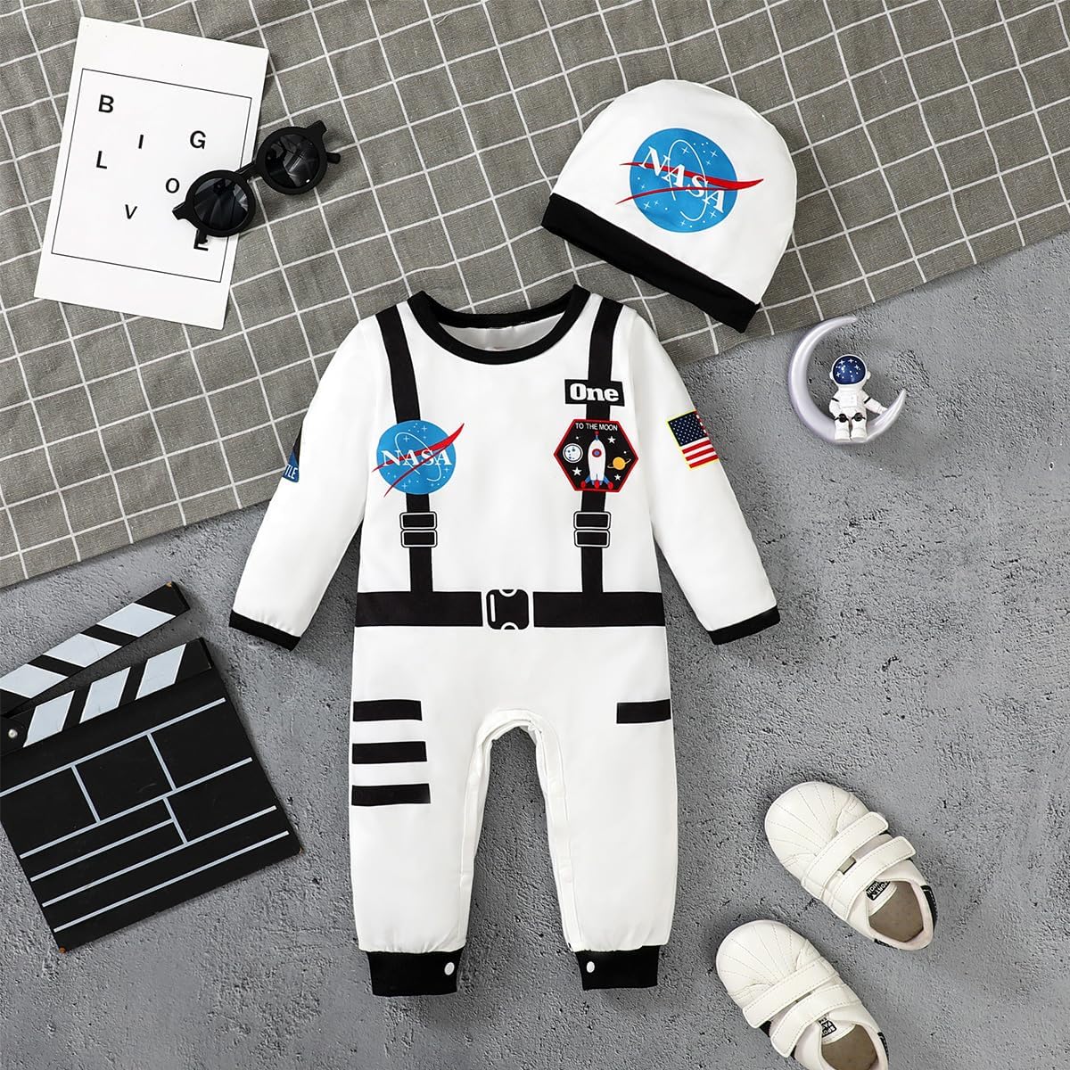 Baby Boy 1st Birthday Outfit - One Year Old Race Car Driver Romper - Image 2