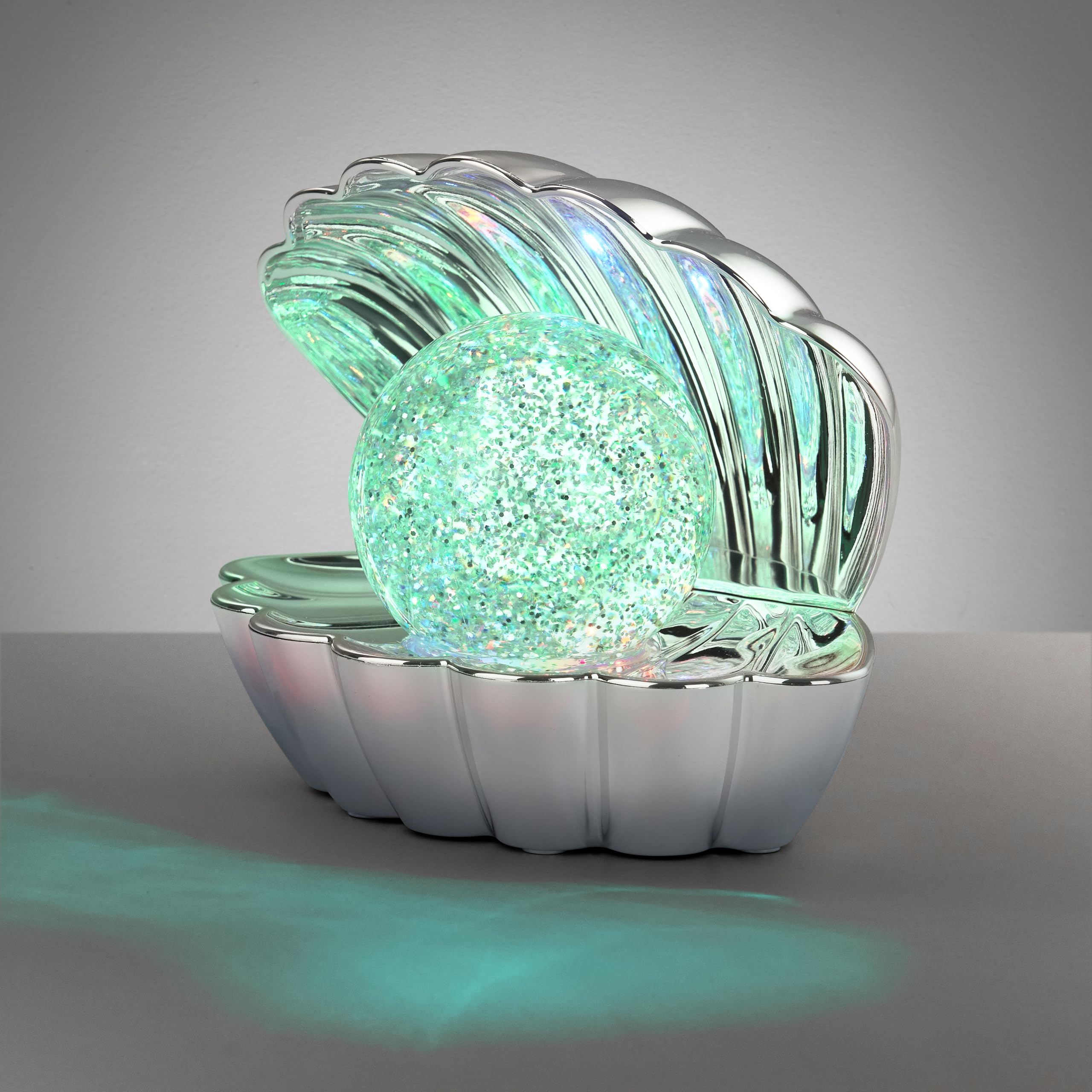 Reality Leuchten Tischleuchte Shelly R57731106, Kunststoff Chrom, 0.8 Watt LED, Farbwechsel