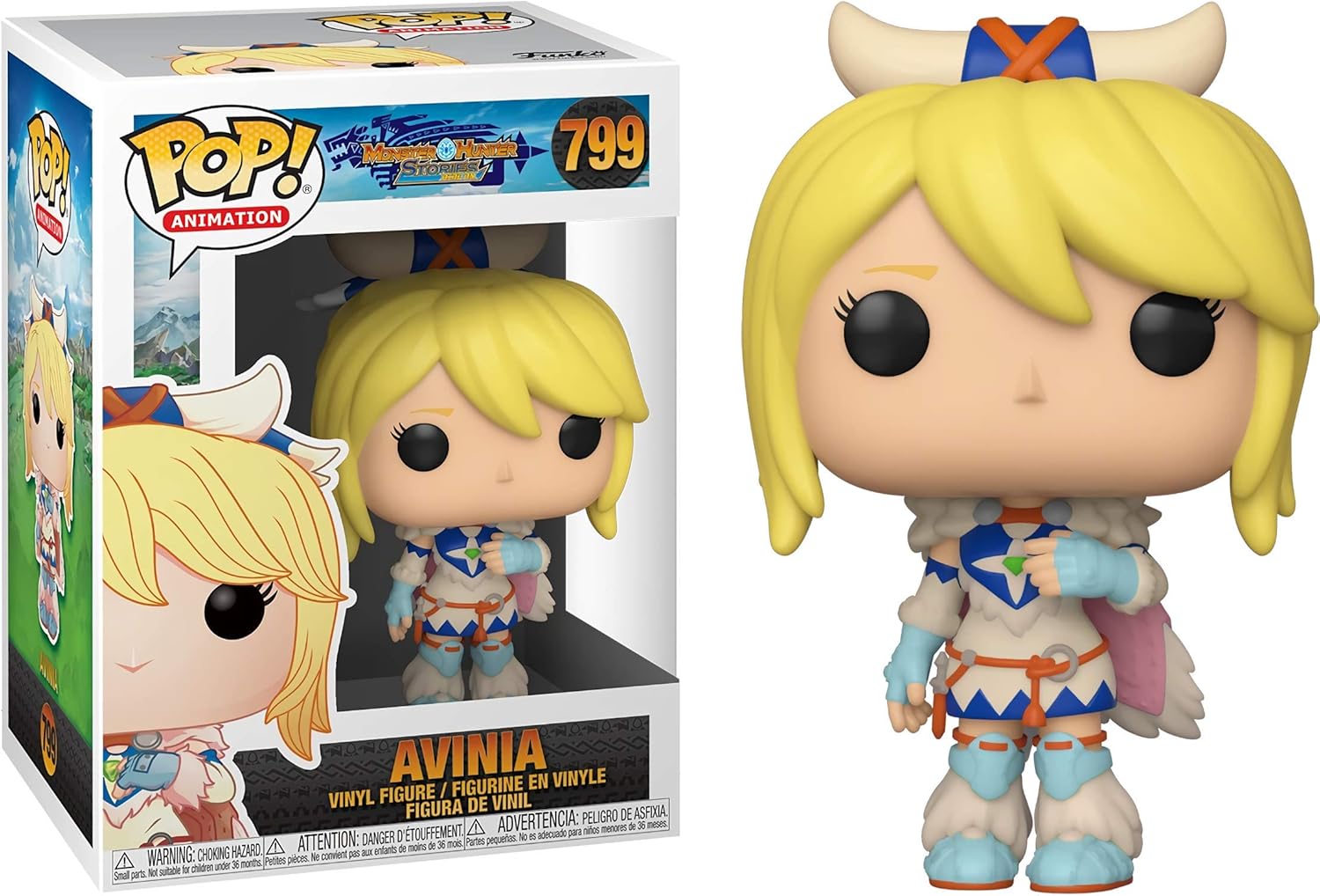 Avinia: Funk o Pop! Animation Vinyl Figure Bundle with 1 Compatible 'ToysDiva' Graphic Protector (799-46938 - B)