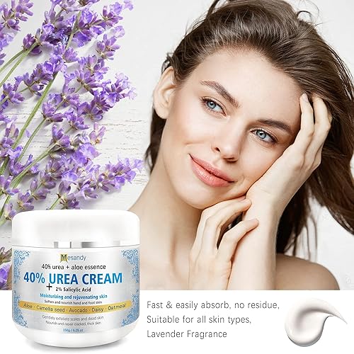 Miniatura 3 de Crema de urea 40 para pies de máxima resistencia con 2 de ácido salicílico de 529 onzas removedor de callos exfoliación de piel muerta crema de