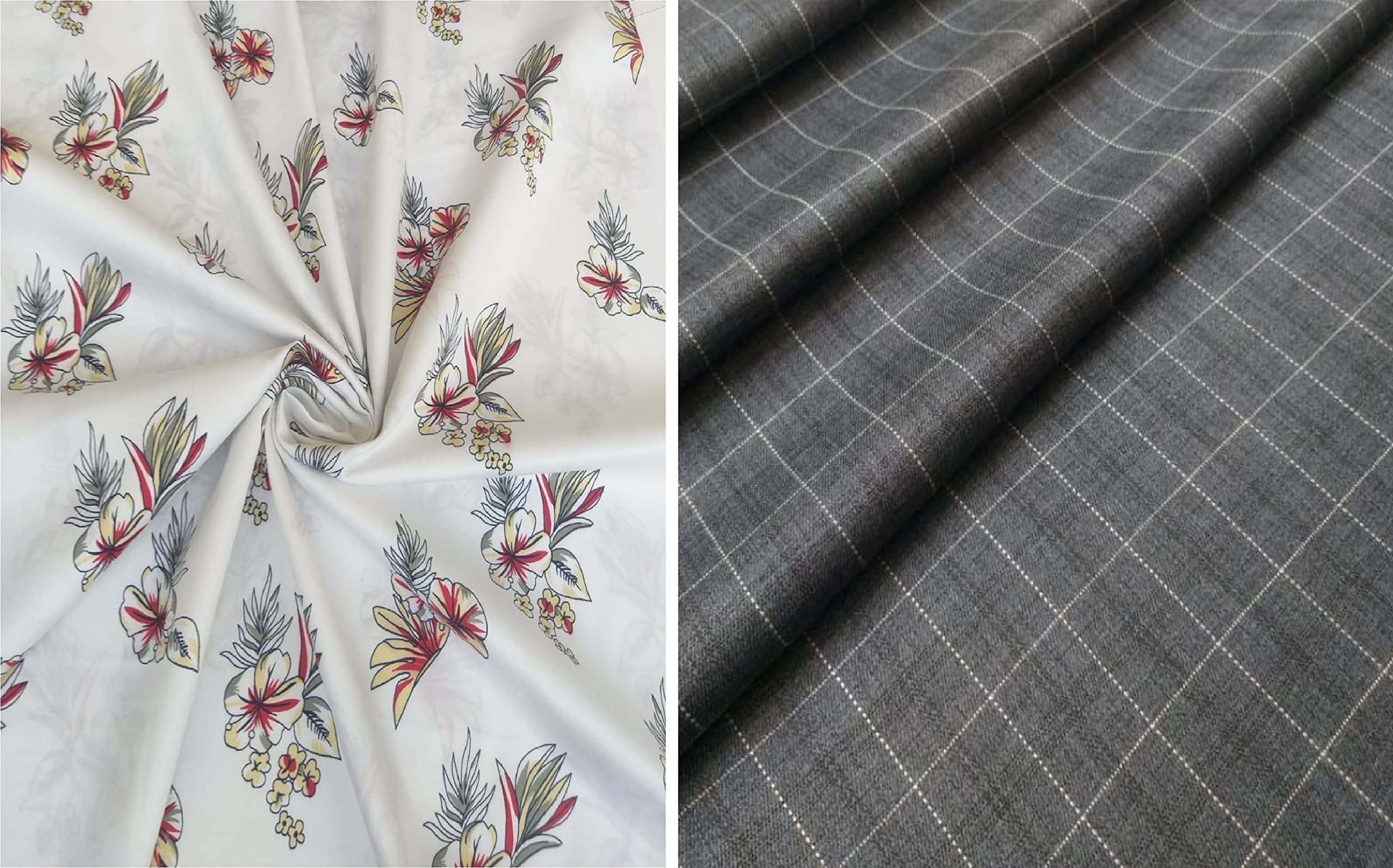 Pri & Su CottLinns Combo of Giza Cotton Printed Shirt 110006 & Trouser Fabric 90006-picture-26