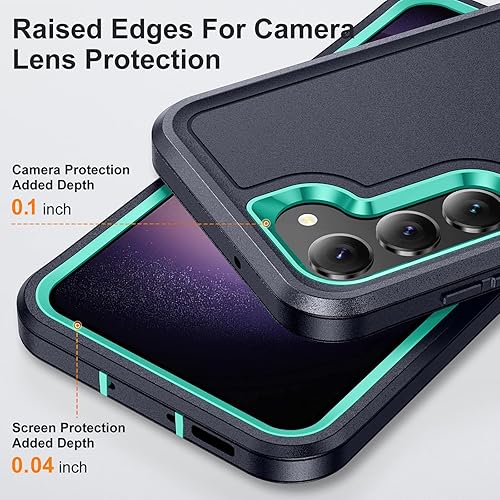 Miniatura 36 de BaHaHoues Funda para Samsung Galaxy S23 Ultra con soporte integrado, a prueba de golpes y caídas de grado militar para Galaxy S23 Ultra 5G