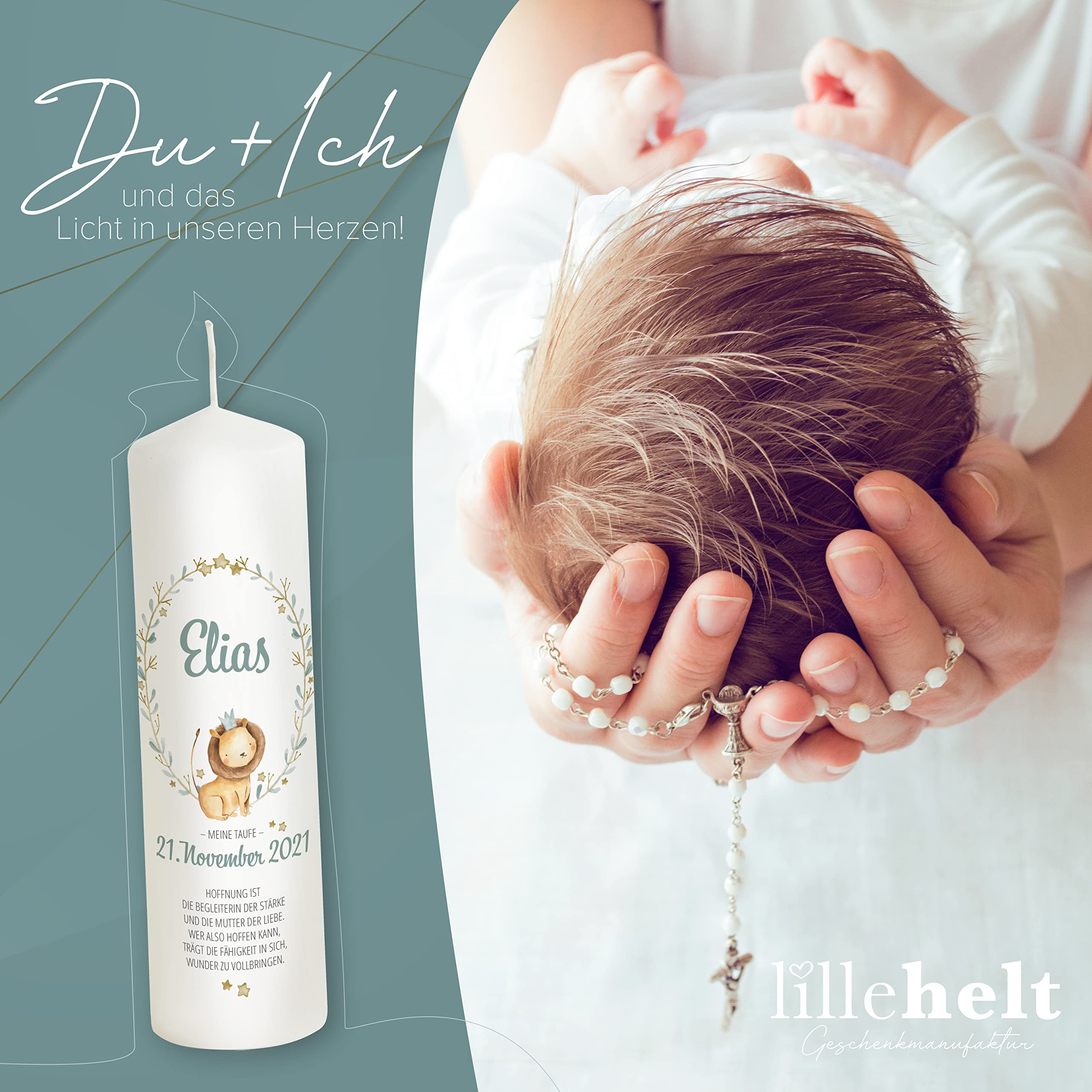 Vela Comunion Niña GRAVURZEILE Vela Impresa - Confirmación De Pescado - Vela Impresa Para Velas Bautizo Personalizadas