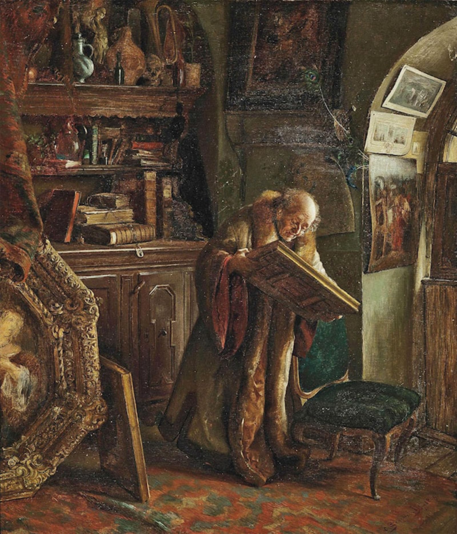 POSTERIIk Famous Print Pop Art Wall Art Graffiti the Connoisseur by Carl Maria Seyppel Art Prints for Home Decor 60x90cm