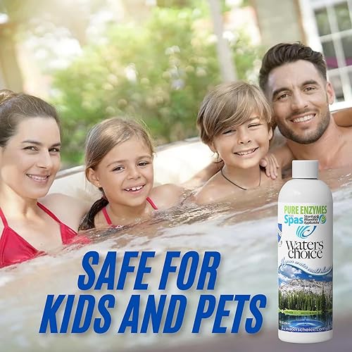 Miniatura 6 de Waters Choice - Paquete de 3 enzimas puras para spas, cuidado del agua de spa natural, limpiador de bañera de hidromasaje, cuidado del agua premium,