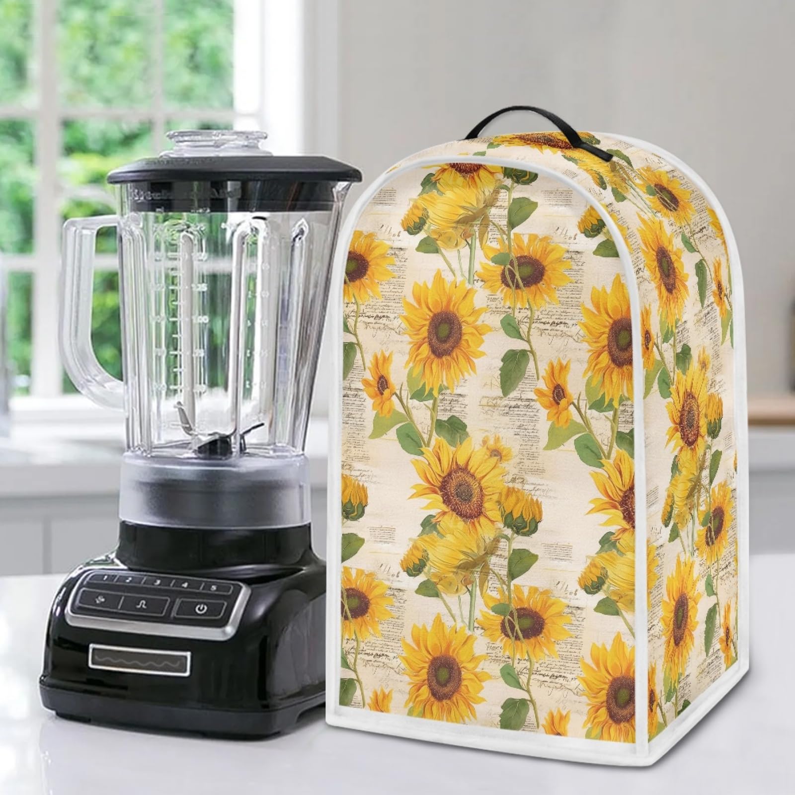 Amazon.com: Psesaysky Sunflowers Blender Cover Small Kitchen