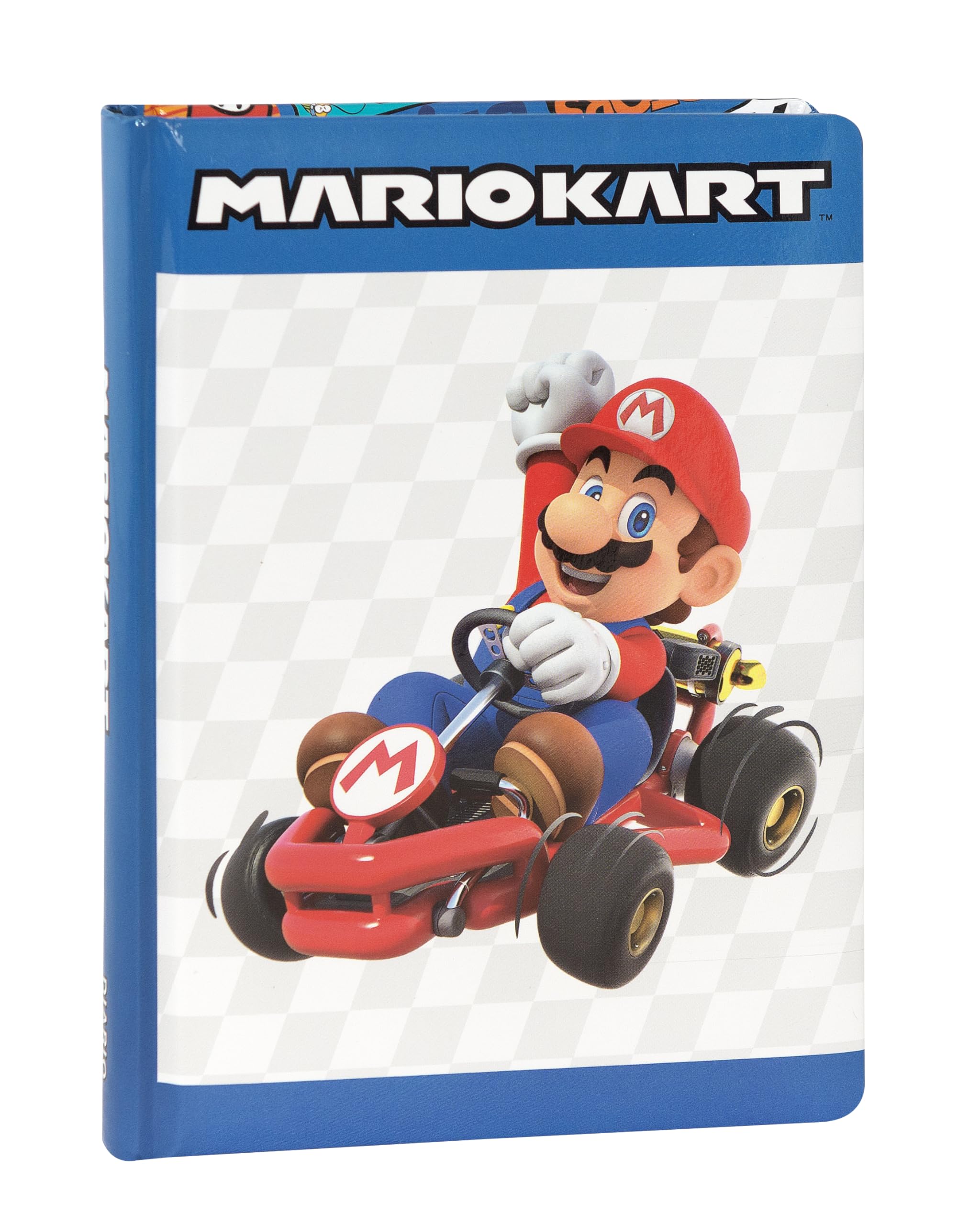 Franco Cosimo Panini Mario Kart Official Mario Kart School Diary, 12 Months, Ideal for Elementary School, with Padded Cover and 320 Inner Pages Printed in Colours, 13 x 17.8H