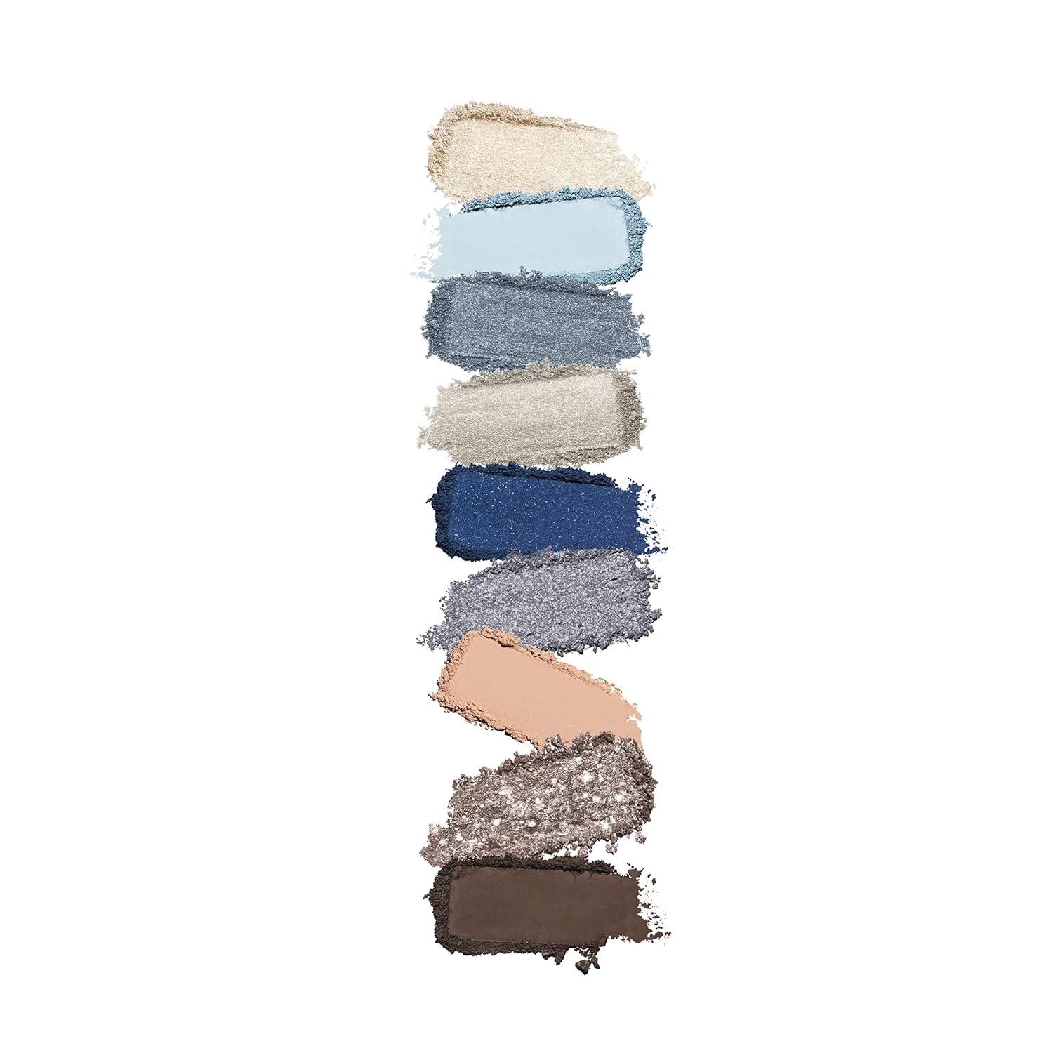 Kiko Milano Glamour Multi Finish Eyeshadow Palette | 9 Eyeshadows In Different Finishes(05 Blue Variations)