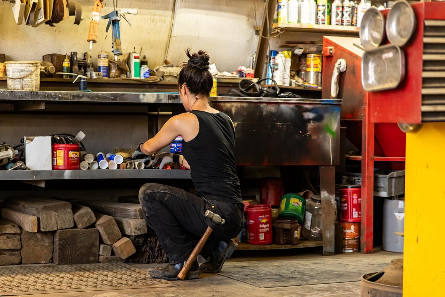 Dovetail Workwear Go to Pant for Women, Straight fit, 8 Pockets, Tool Loop - Image 5