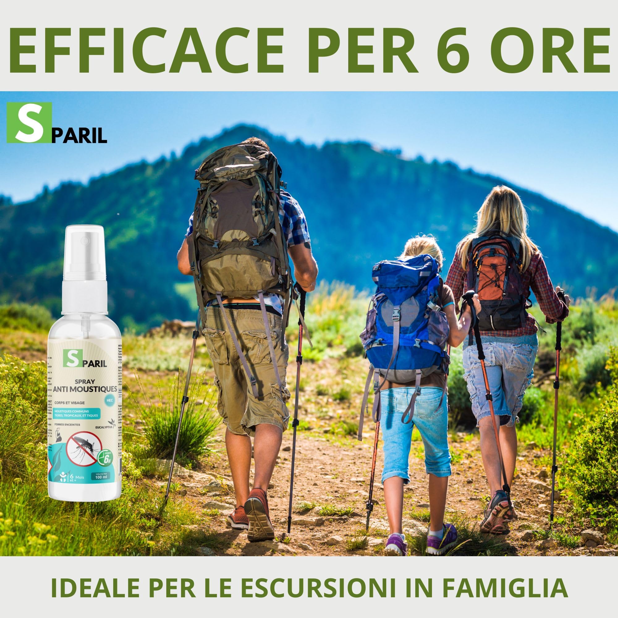 Spray Repellente Zanzare Tropicale 100 Ml - Protezione 6 Ore Con Eucalipto E Citriodiolo, Sicuro Per Bambini E Gravidanza - Foto 10