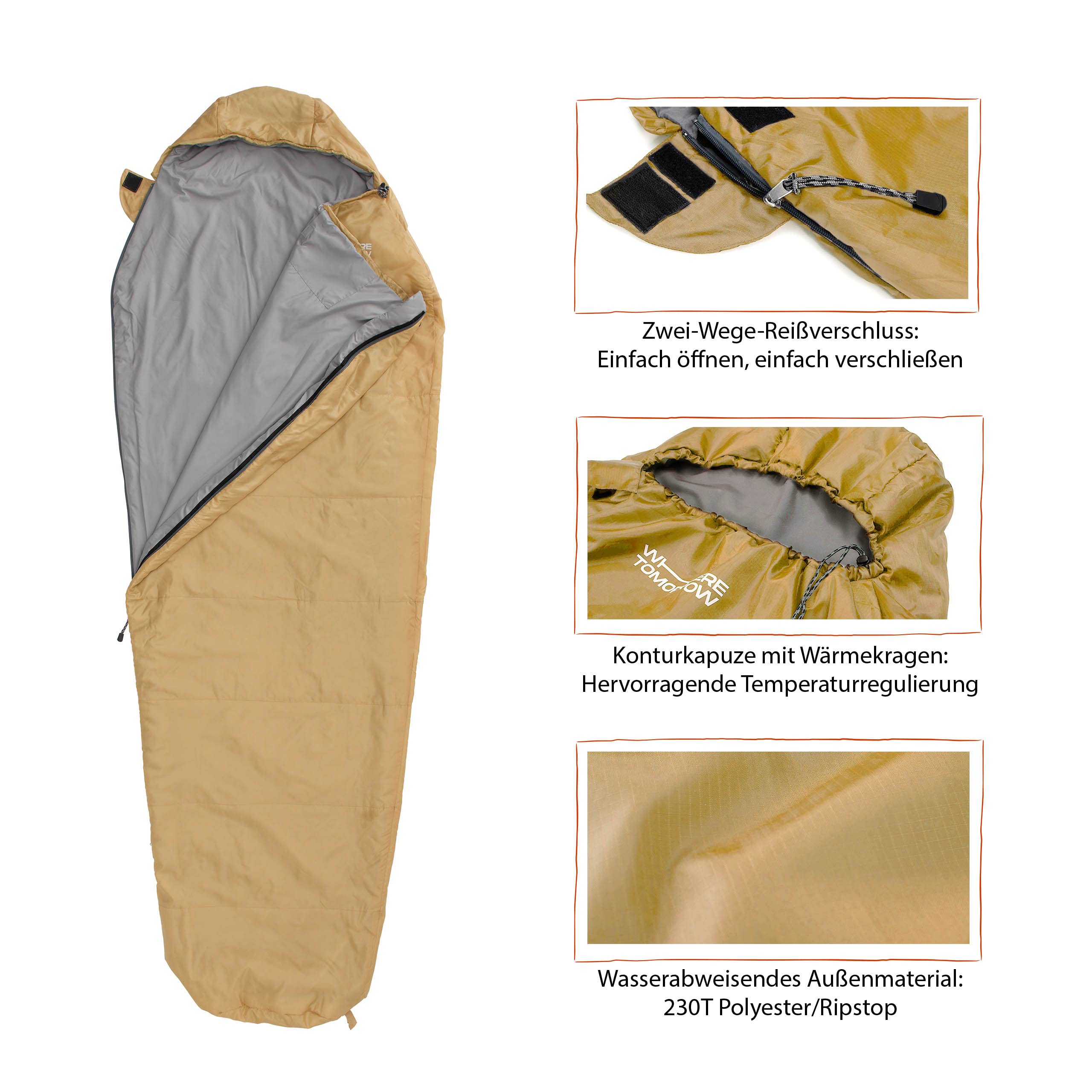 Where Tomorrow Mumienschlafsack