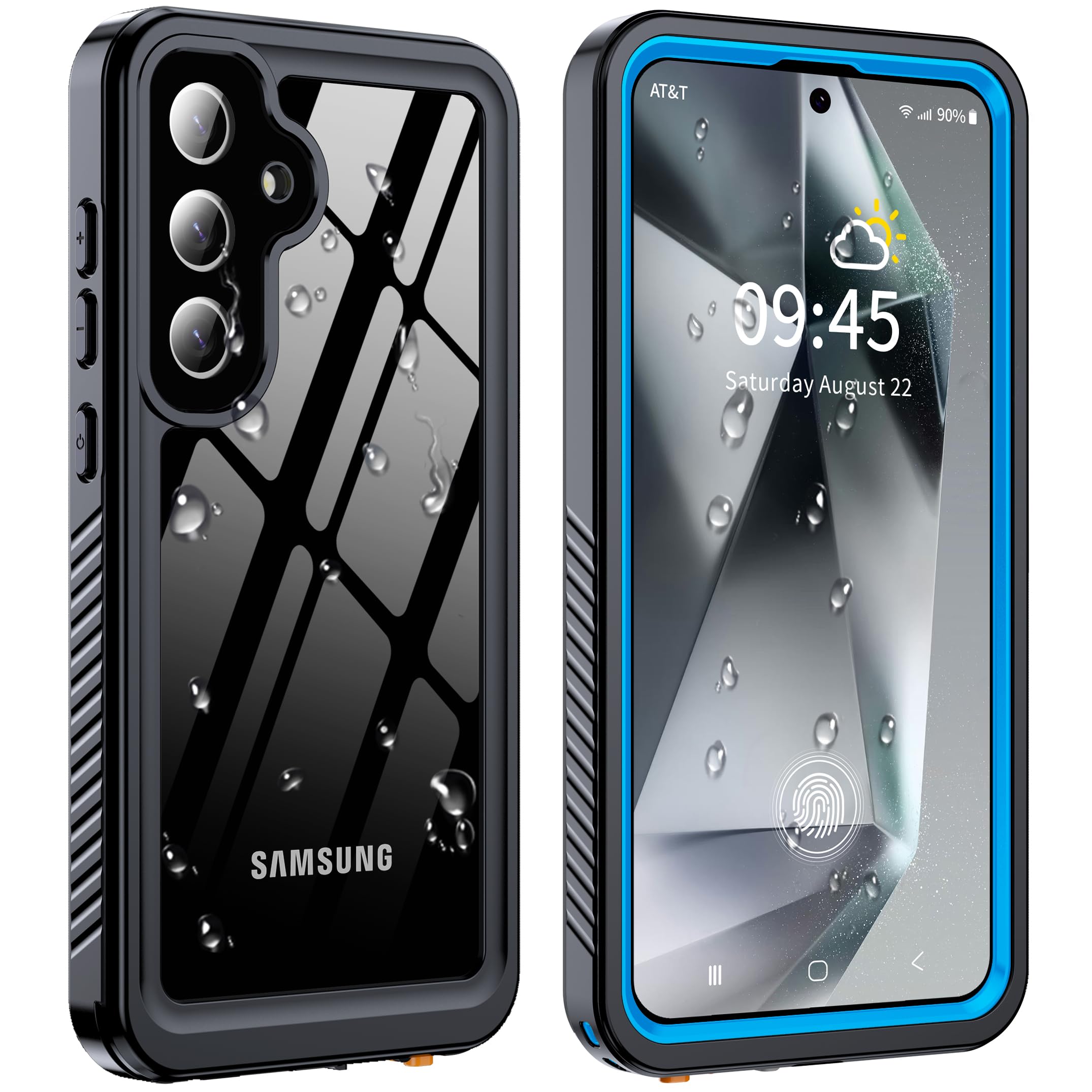 GOLDJU for Samsung Galaxy S25 Plus Case Waterproof,IP68 Waterproof Dustproof Case with Built-in Screen Protector, Full Body Protective Phone Cover for