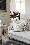 Woven Nook - Modern & Luxurious 18" x 18" Decorative Boho Throw Pillow Covers - Durable Quality & Machine Washable - 100% Cotton - Fleur Design - 4 Pack