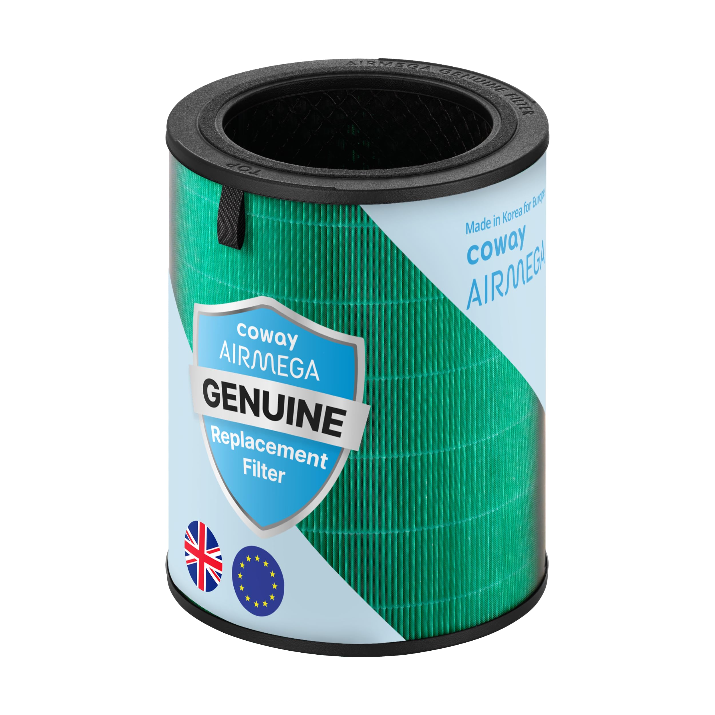 COWAY Oryginalny zestaw filtrów zamiennych Airmega 350, filtr wstępny, filtr HEPA i filtr z węglem aktywnym, usuwa kurz, zapachy, VOC, standardowy zestaw filtrów 3 w 1