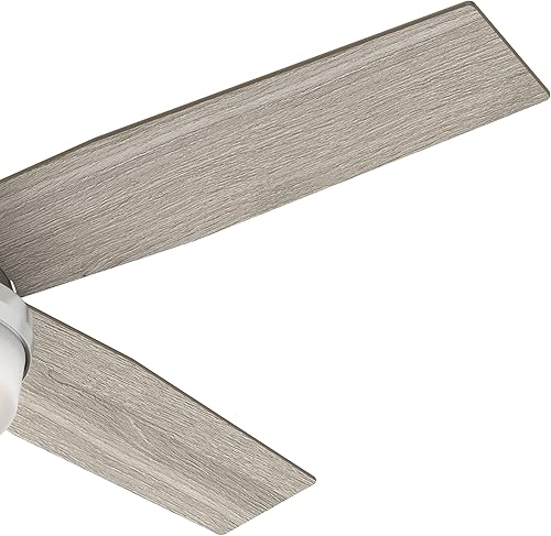 Miniatura 10 de Hunter 50284 - Ventilador de techo de interior de 52 pulgadas con luz LED y control remoto, ventilador de techo moderno, montaje estándar, 4 aspas