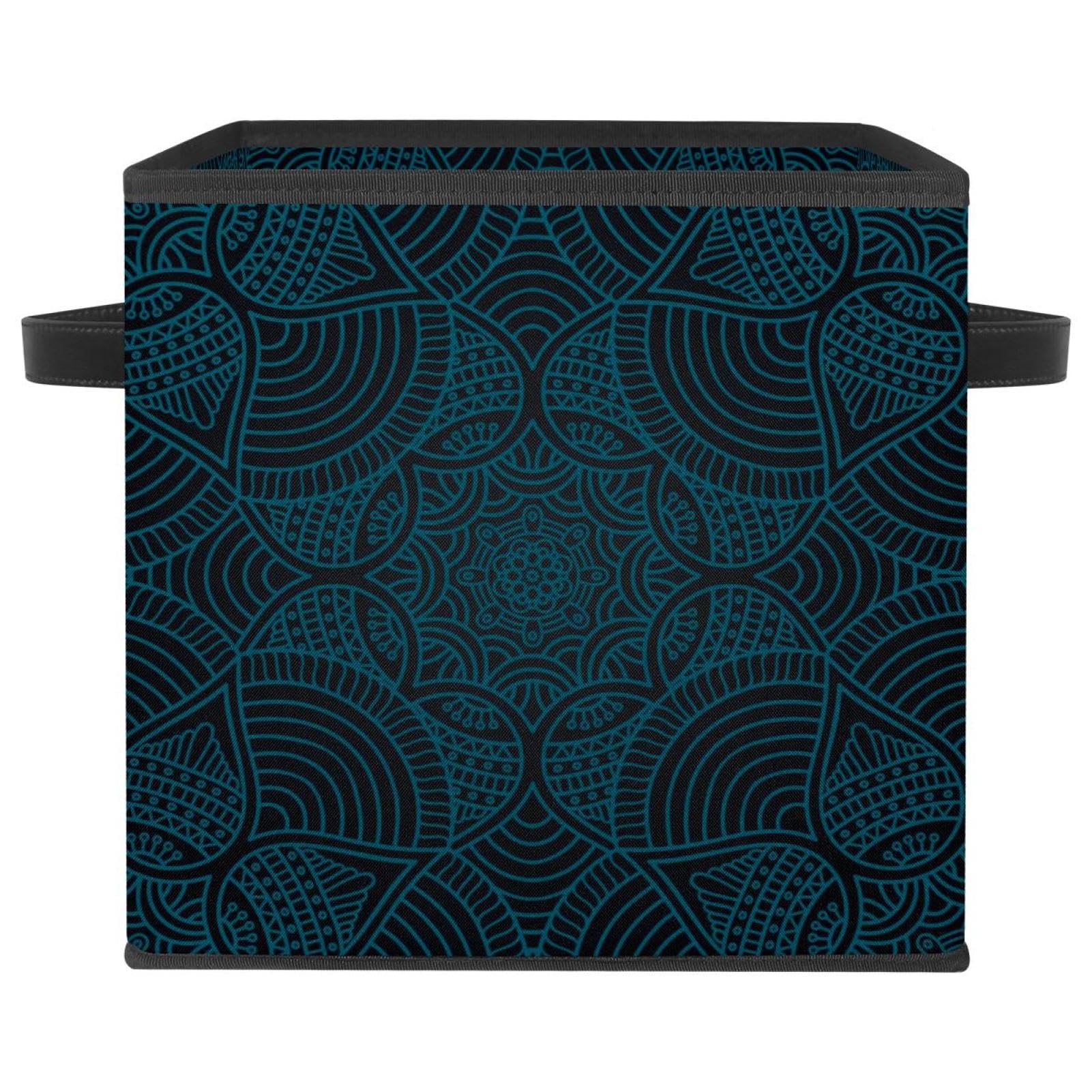 Boîte de rangement pliable en tissu cube pour jouets et vêtements de maison